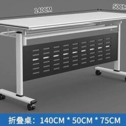 Bàn đào tạo gập có bánh xe