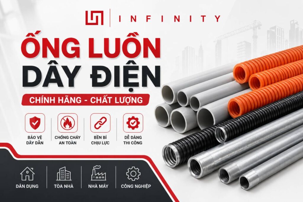 Ống luồn dây điện chính hãng chất lượng tại Hải Phòng