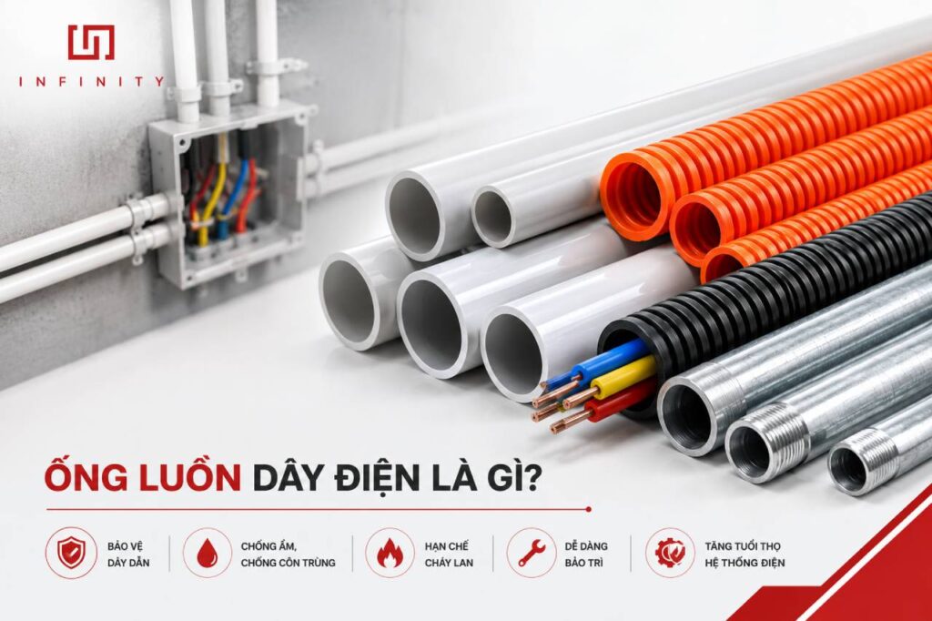 Ống luồn dây điện là gì
