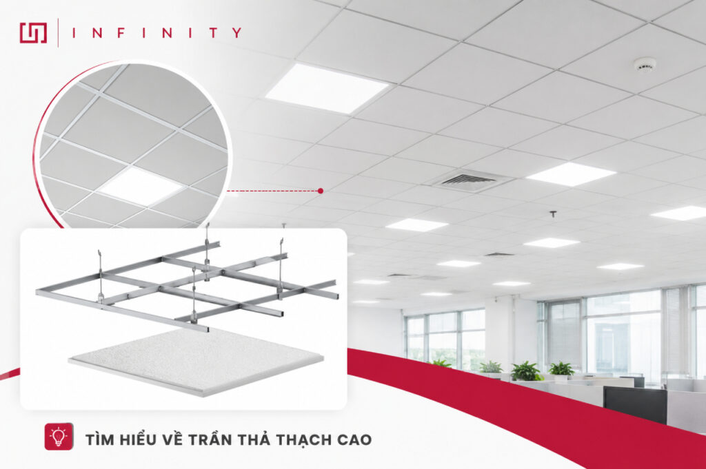 Tìm hiểu về trần thả thạch cao
