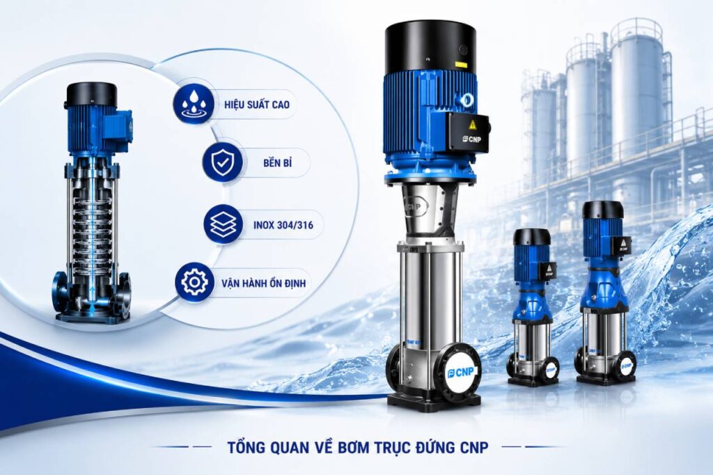 Tổng quan về bơm trục đứng CNP