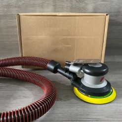 Máy chà bóng chạy khí nén có hút bụi cầm tay 5 inch vỏ thép siêu bền Prima