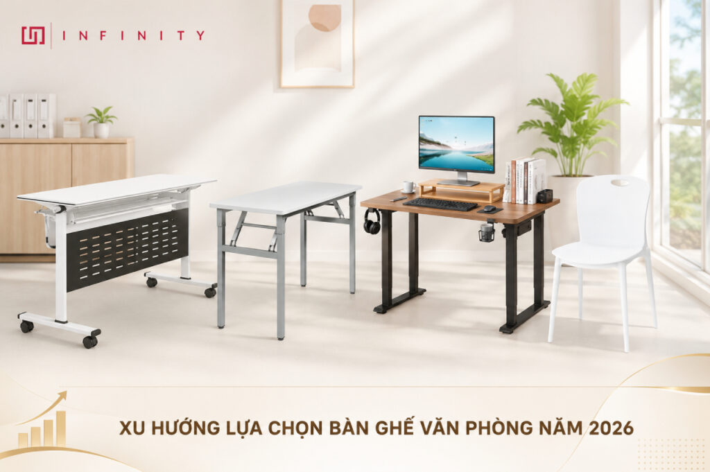 Xu hướng lựa chọn bàn ghế văn phòng năm 2026