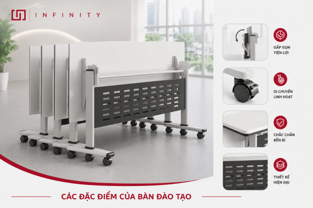 Các đặc điểm của bàn đào tạo