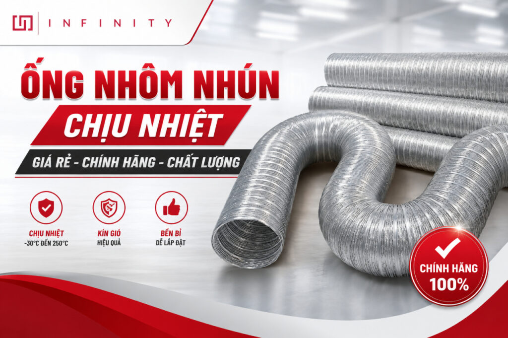 Ống nhôm nhún chịu nhiệt giá rẻ chính hãng chất lượng tại Hải Phòng