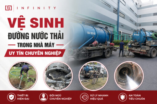 Vệ sinh đường ống nước thải trong nhà máy uy tín chuyên nghiệp tại Hải Phòng
