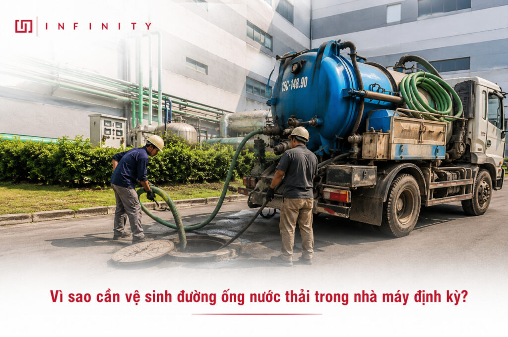 Vì sao cần vệ sinh đường ống nước thải trong nhà máy định kỳ