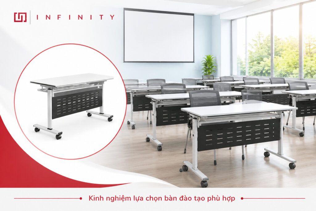 Kinh nghiệm lựa chọn bàn đào tạo phù hợp