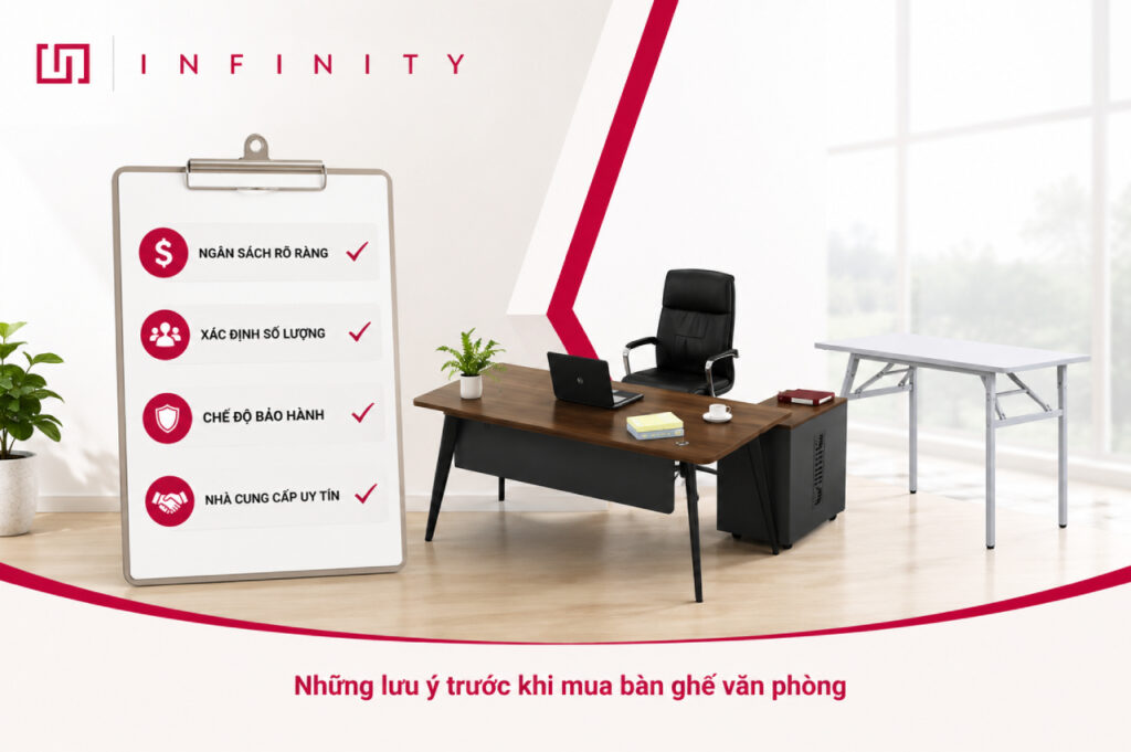 Những lưu ý trước khi mua bàn ghế văn phòng