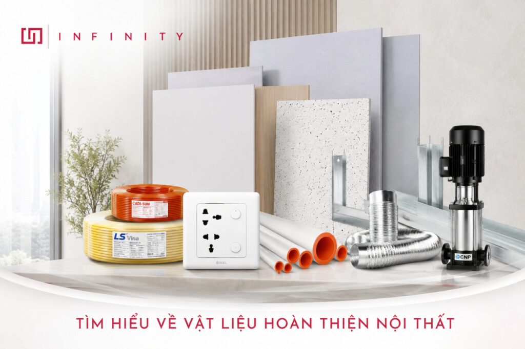 Tìm hiểu về vật liệu hoàn thiện nội thất