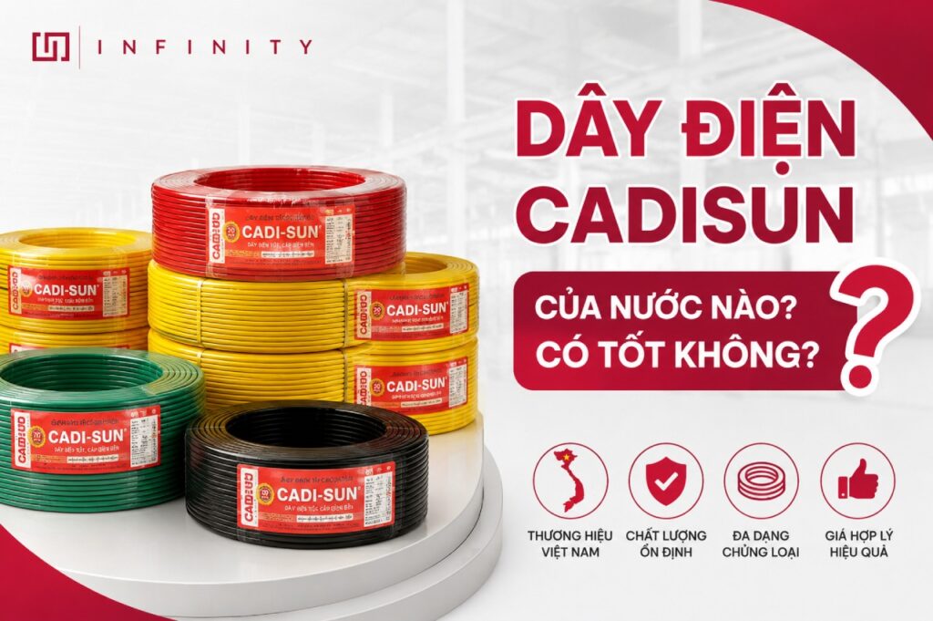 Dây điện Cadisun của nước nào