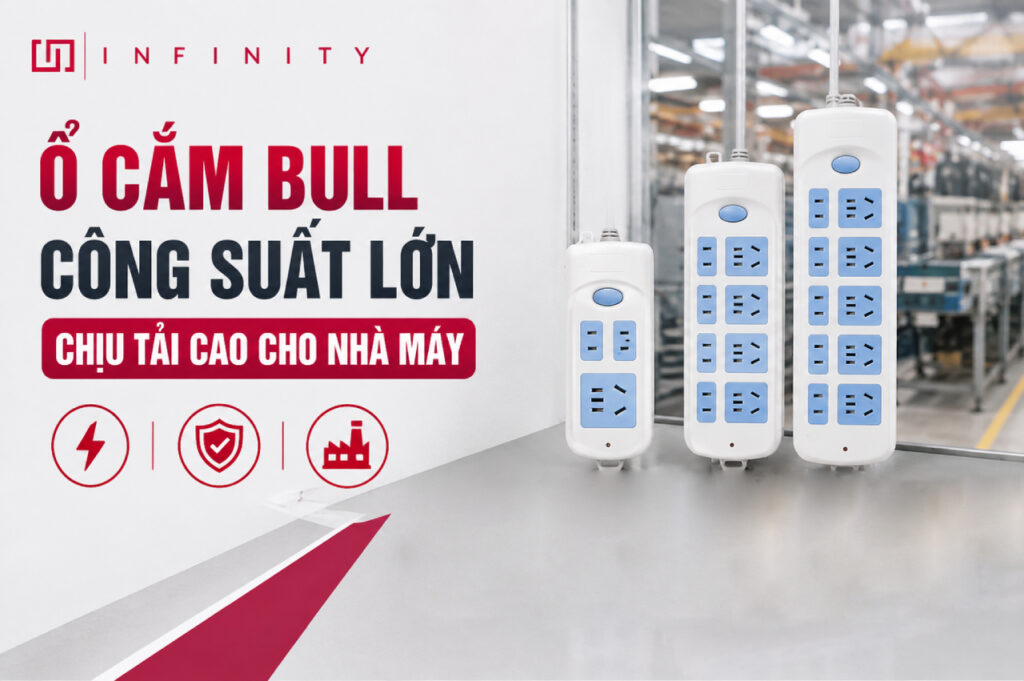 Ổ cắm Bull công suất lớn chịu tải cao cho nhà máy